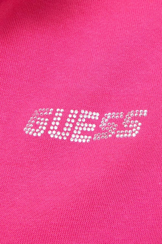 Guess bluza bawełniana ELEANORA V4RQ04.KC5O0 różowy