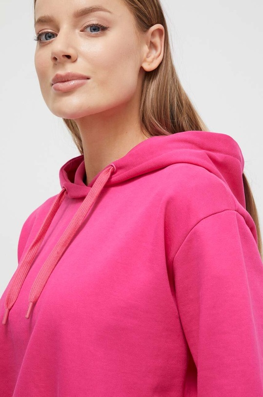 Bavlnená mikina Guess ELEANORA ružová V4RQ09.KC5O0