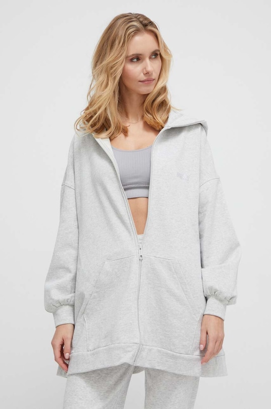 Guess bluza bawełniana ELEANORA szary V4RQ10.KC5O0