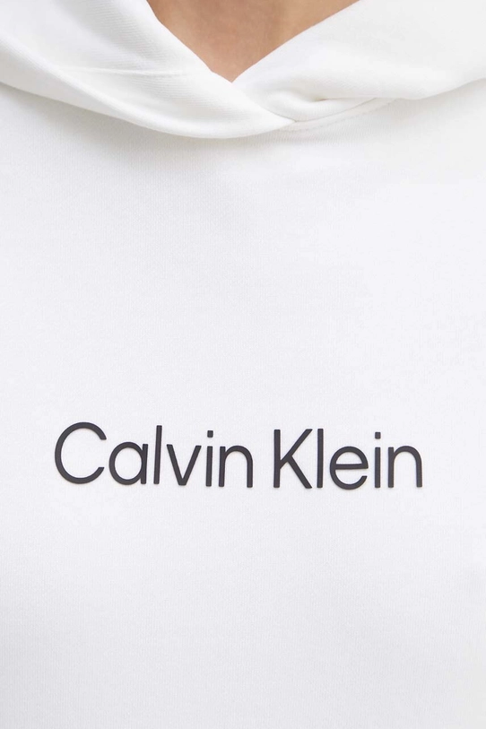 Bavlnená mikina Calvin Klein K20K205449 biela