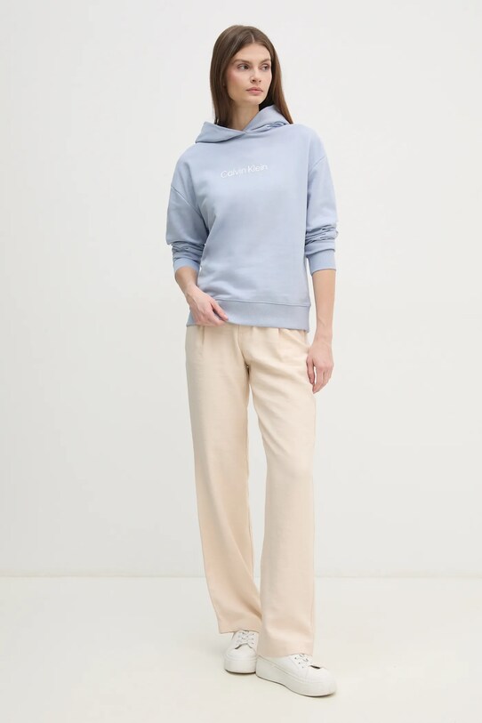 Бавовняна кофта Calvin Klein K20K205449 блакитний AA00