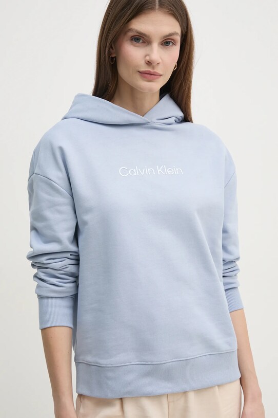 Бавовняна кофта Calvin Klein блакитний K20K205449