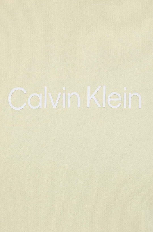 Bavlněná mikina Calvin Klein K20K205449 žlutá