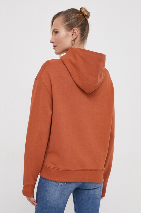 Îmbrăcăminte Calvin Klein hanorac de bumbac K20K205449 portocaliu