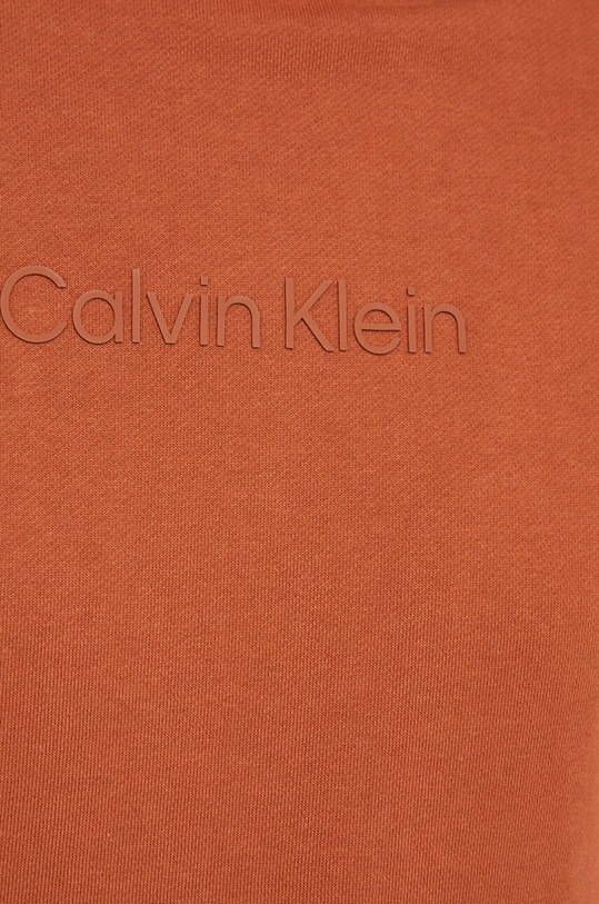 Calvin Klein hanorac de bumbac K20K205449 portocaliu