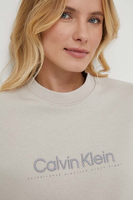 Calvin Klein bluza K20K206757 szary SS24