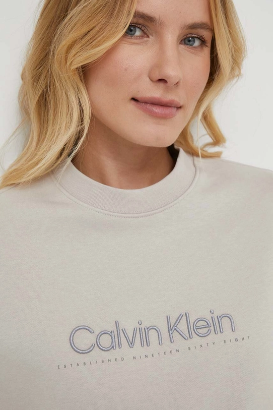 Mikina Calvin Klein K20K206757 šedá SS24