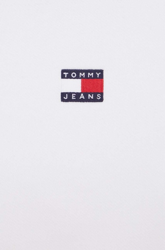 Bavlnená mikina Tommy Jeans DW0DW17325 biela