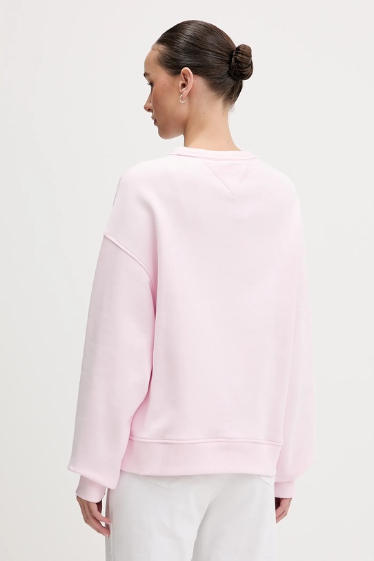 Одежда Хлопковая кофта Tommy Jeans DW0DW17325 розовый
