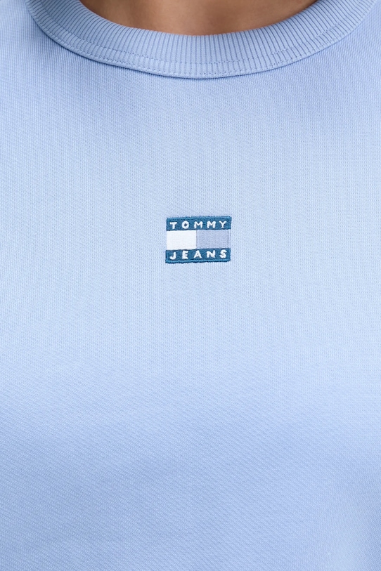 Bombažen pulover Tommy Jeans DW0DW17325 modra