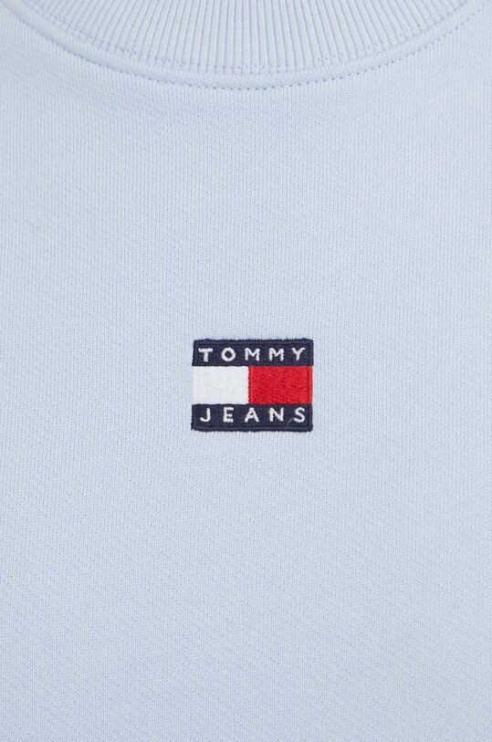 Бавовняна кофта Tommy Jeans DW0DW17325 блакитний