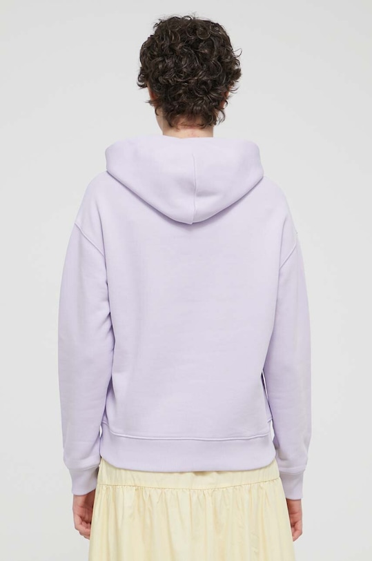 Ruházat Tommy Jeans pamut melegítőfelső DW0DW17326 lila