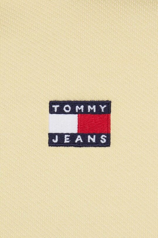Bavlnená mikina Tommy Jeans DW0DW17326 žltá