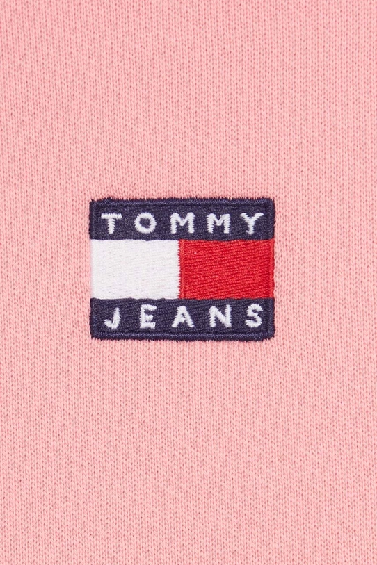 Tommy Jeans bluza bawełniana różowy DW0DW17326