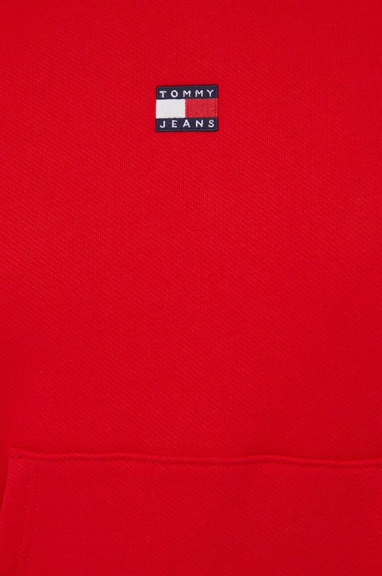 Tommy Jeans bluza bawełniana DW0DW17326 czerwony