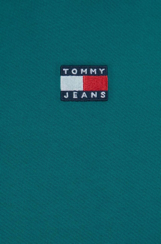 Tommy Jeans bluza bawełniana DW0DW17326 turkusowy