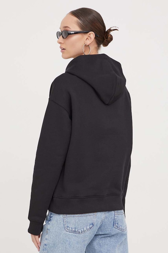 Ruházat Tommy Jeans pamut melegítőfelső DW0DW17326 fekete