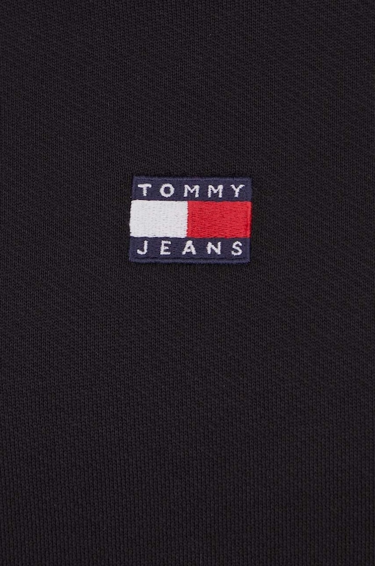 Tommy Jeans pamut melegítőfelső DW0DW17326 fekete