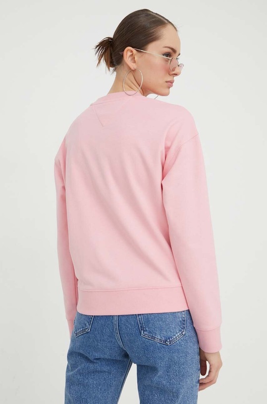 Odzież Tommy Jeans bluza DW0DW17336 różowy