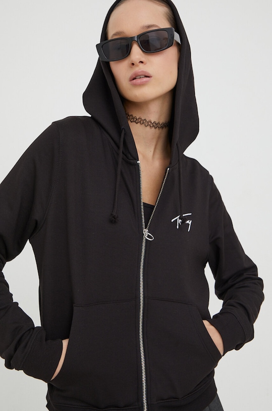 Tommy Jeans felső fekete DW0DW17338