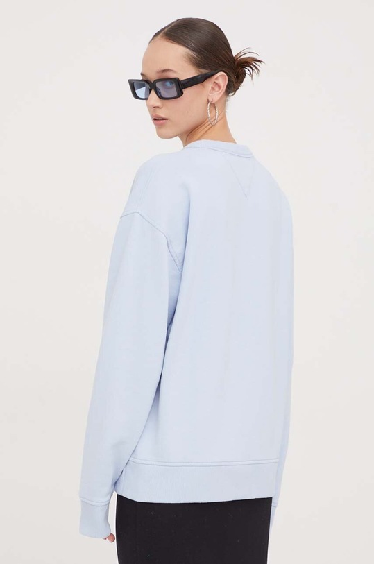 Ruházat Tommy Jeans pamut melegítőfelső DW0DW17339 kék