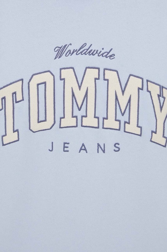 Tommy Jeans pamut melegítőfelső DW0DW17339 kék