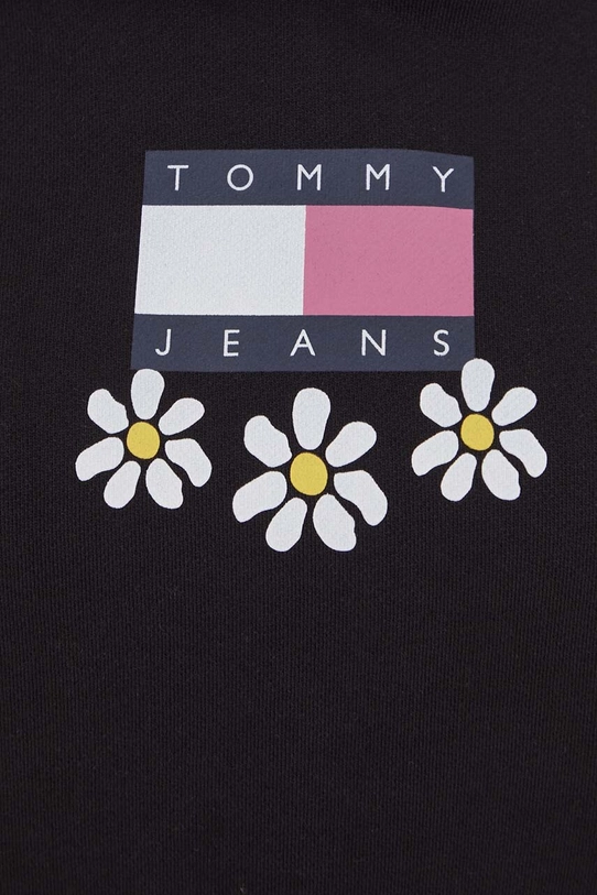 Tommy Jeans pamut melegítőfelső DW0DW17708 fekete