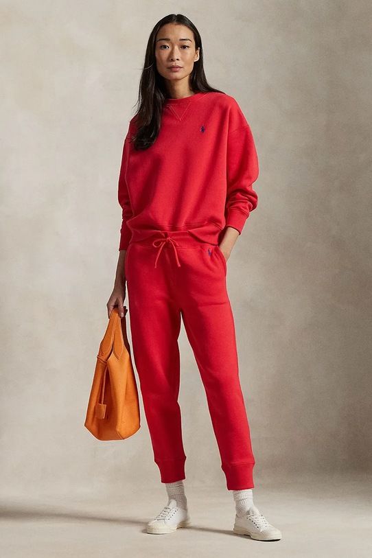 Odzież Polo Ralph Lauren bluza 211936820 czerwony