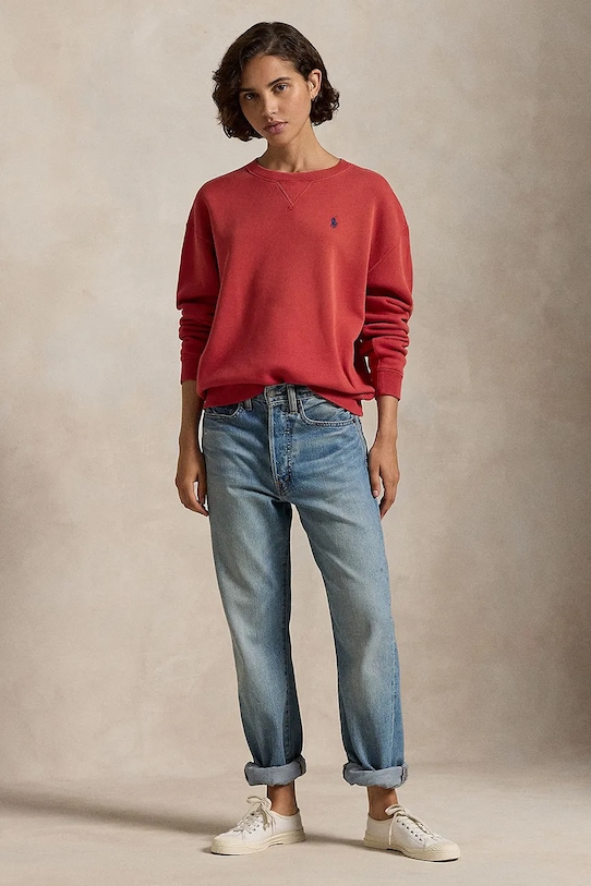 Oblečení Mikina Polo Ralph Lauren 211943006 červená