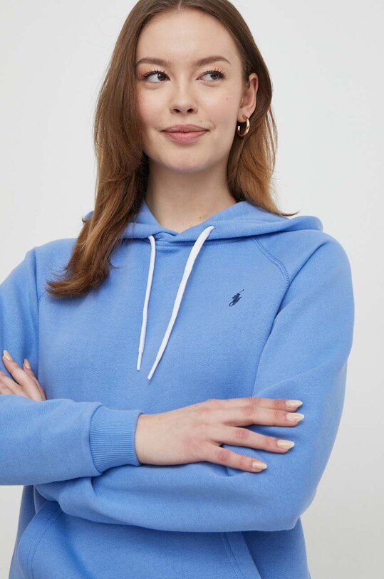 Кофта Polo Ralph Lauren с капюшоном голубой 211943007