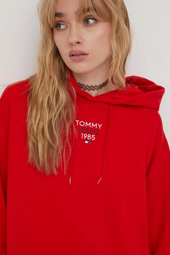 Tommy Jeans bluza czerwony DW0DW17322