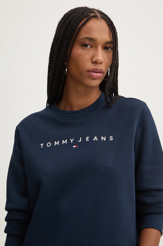 Tommy Jeans felső nyomtatásos sötétkék DW0DW17323