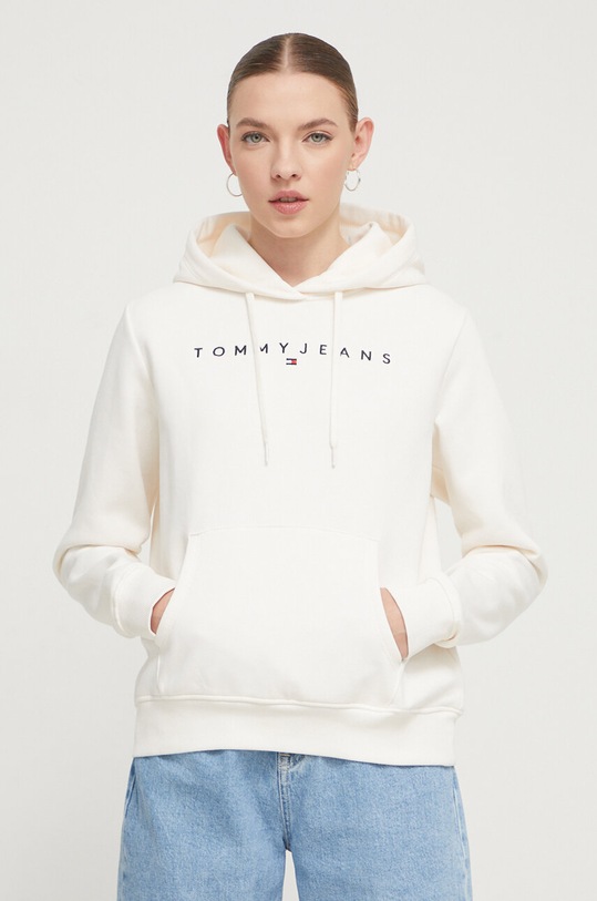 Tommy Jeans bluza beżowy DW0DW17324