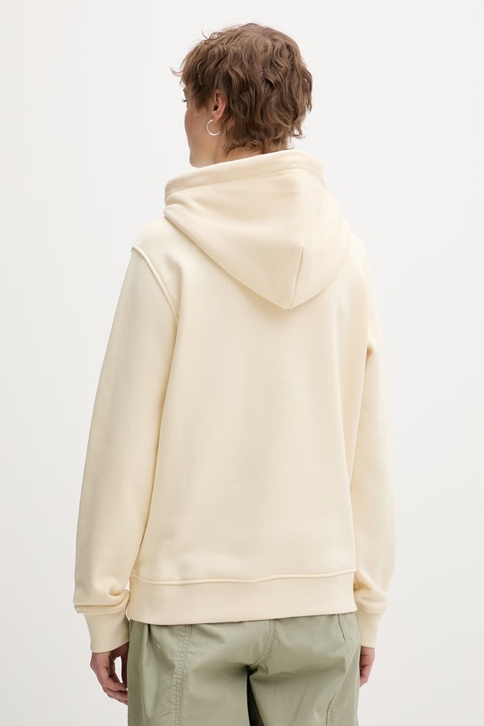 Oblečenie Tommy Jeans mikina s kapucňou dámska bavlnená s elastanom DW0DW17324 béžová