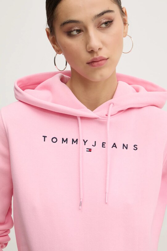 Tommy Jeans bluza różowy DW0DW17324