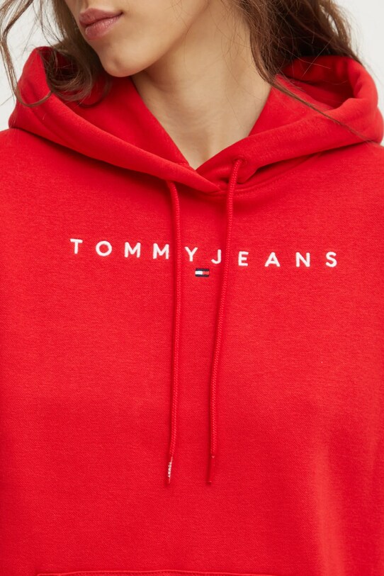 Tommy Jeans bluza DW0DW17324 rosu