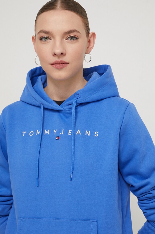 Tommy Jeans bluza niebieski DW0DW17324