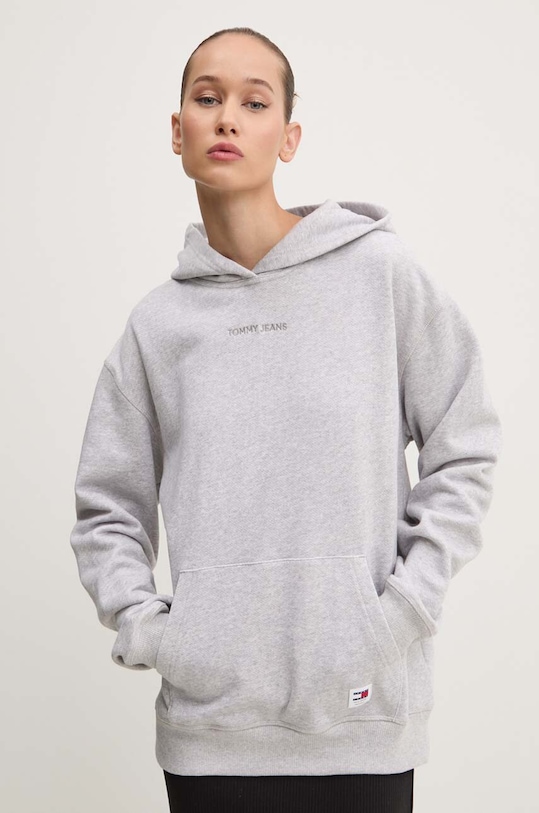 Tommy Jeans bluza bawełniana szary DW0DW17329