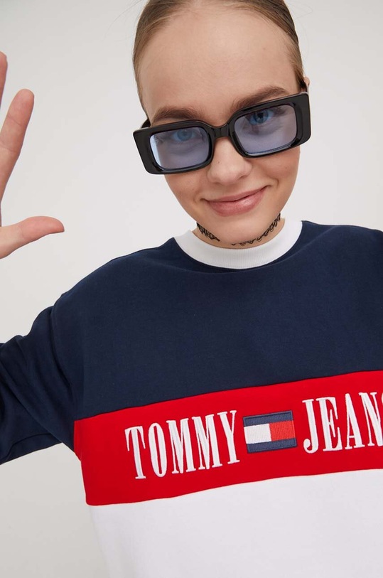 Tommy Jeans bluza granatowy DW0DW17514