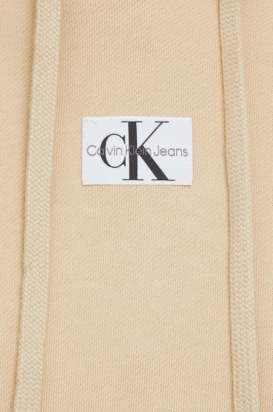 Calvin Klein Jeans bluza bawełniana J20J222539 beżowy