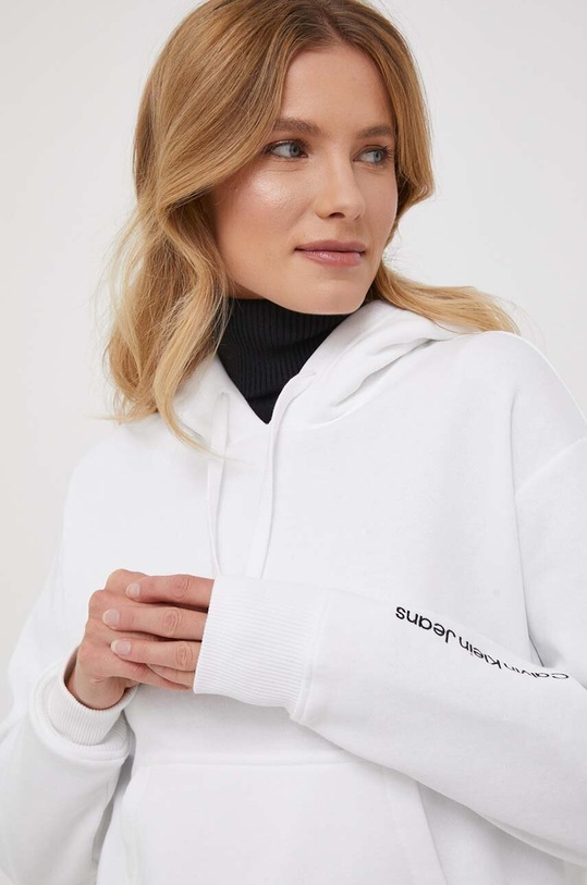 Calvin Klein Jeans bluza biały J20J222542