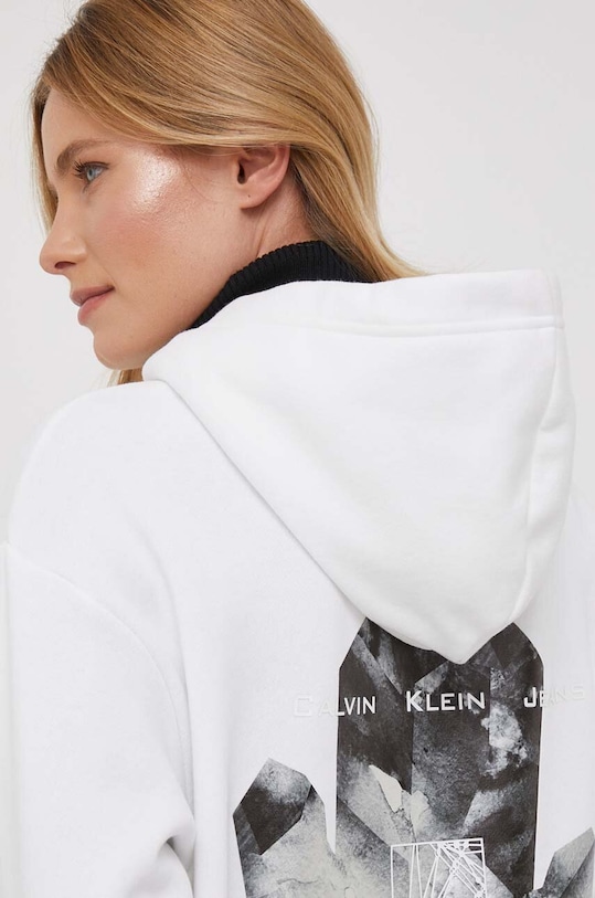 Calvin Klein Jeans bluza J20J222542 biały