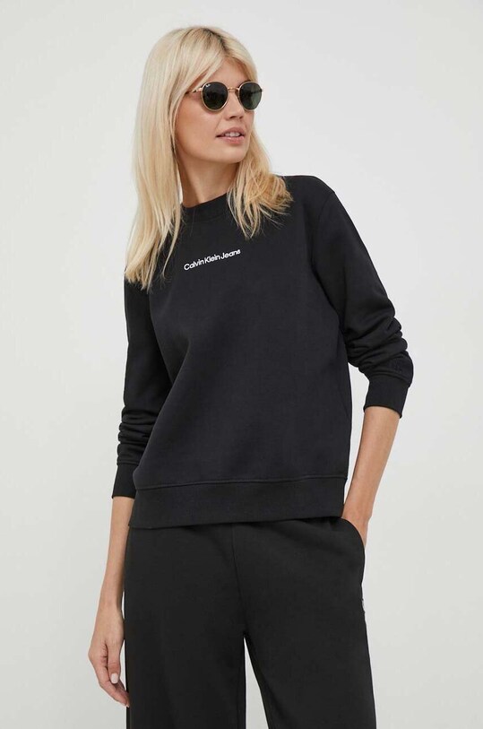 Кофта Calvin Klein Jeans без капюшона чёрный J20J222548