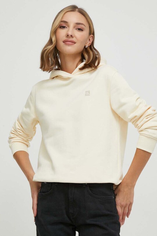 Calvin Klein Jeans felpa con giallo J20J223227