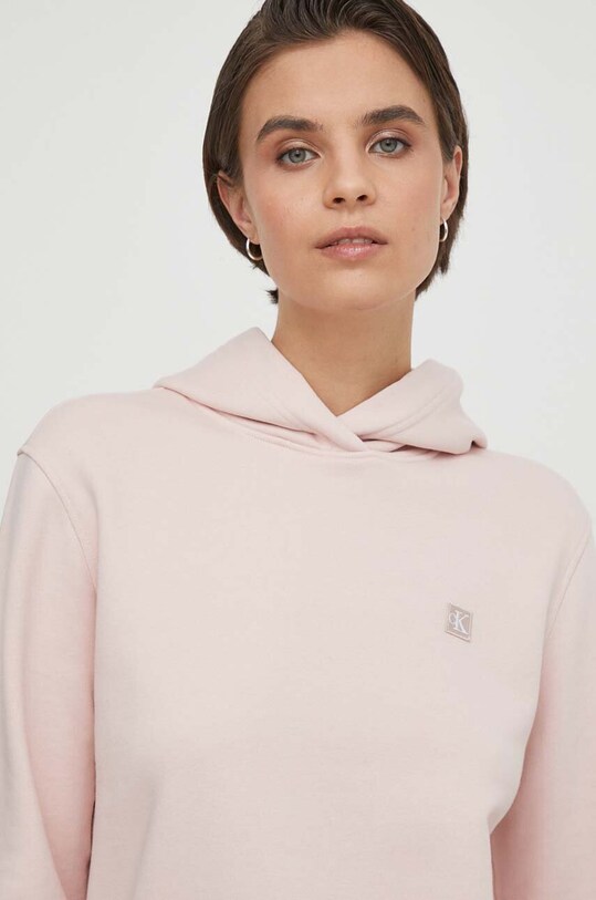 Mikina Calvin Klein Jeans ružová J20J223227