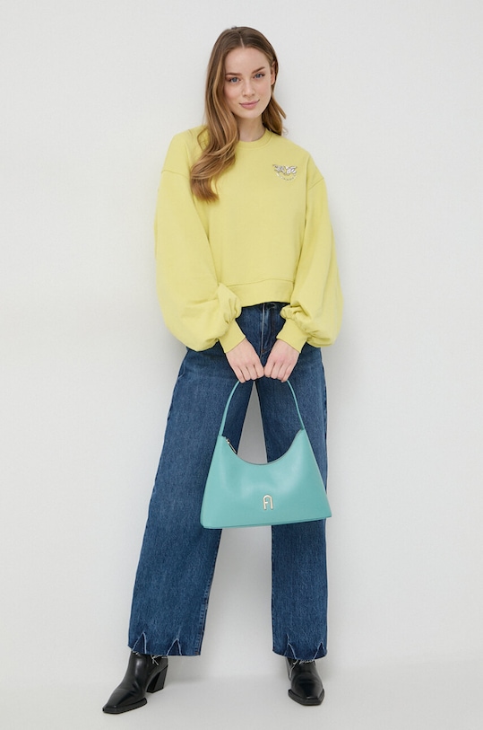 Pinko bluza bawełniana 102827.A1R8 żółty AA00