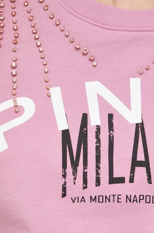 Pinko bluza bawełniana 102827.A1LU różowy