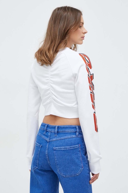 Odzież Pinko bluza bawełniana 103259.A1QG biały