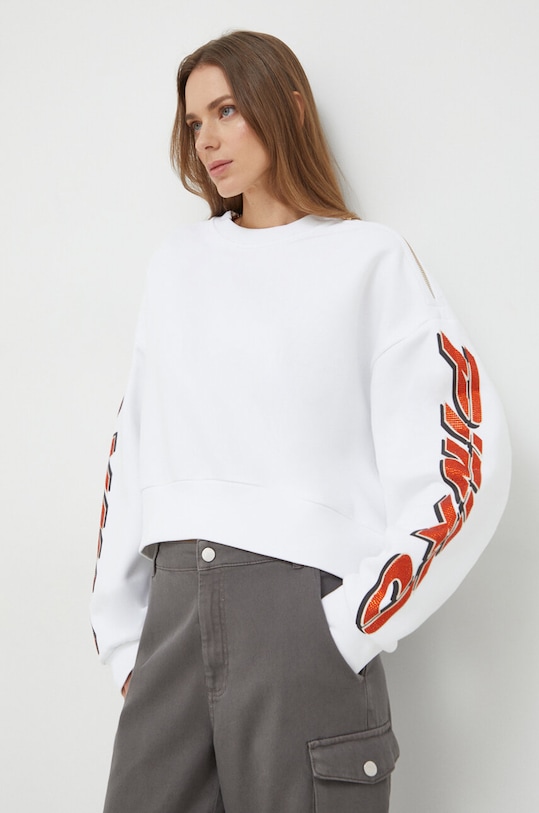 Pinko bluza pozostałe biały 103245.A1QM