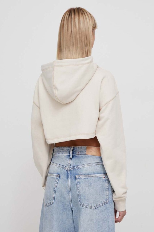 Oblečení Bavlněná mikina Calvin Klein Jeans J20J222540 béžová